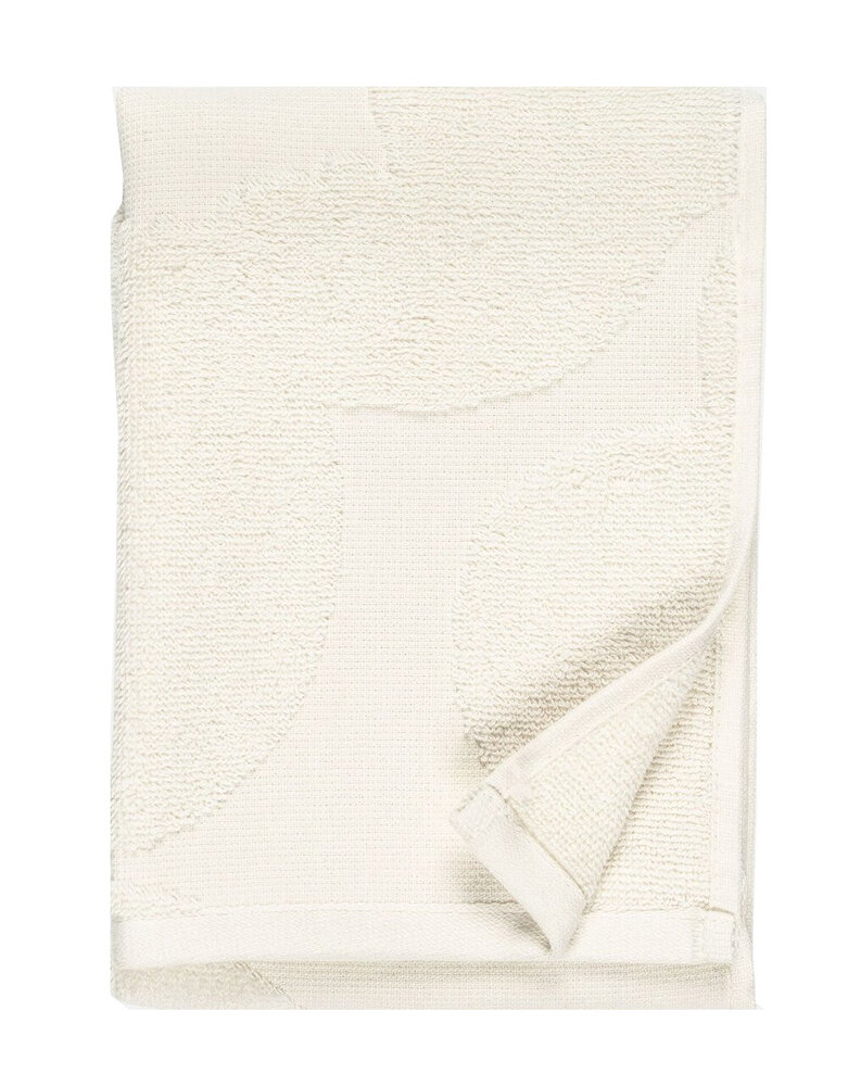 Marimekko Marimekko Unikko Solid towel 32x50cm ivory white Marimekko Marimekko Unikko Solid towel 32x50cm ivory white