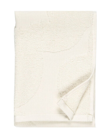 Marimekko Marimekko Unikko Solid towel 32x50cm ivory white Marimekko Marimekko Unikko Solid towel 32x50cm ivory white