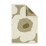 Marimekko Marimekko Unikko handdoek 32x50cm groen (green umber) Marimekko Marimekko Unikko handdoek 32x50cm groen (green umber)