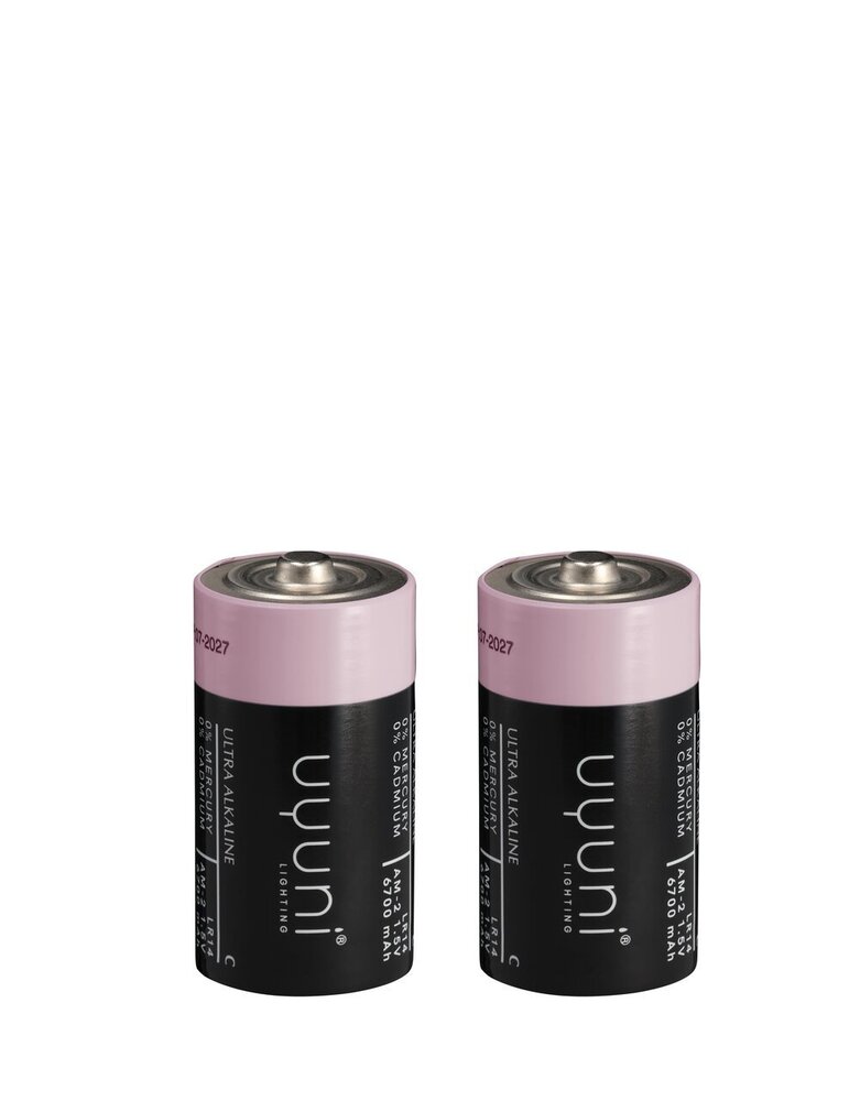 Uyuni Lighting Uyuni Lighting C-Batteries 2 pieces for LED candles Uyuni Lighting Uyuni Lighting C-Batteries 2 pieces for LED candles