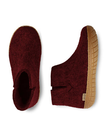 Glerups Glerups Boot with rubber honey sole (various sizes) Beet Glerups Glerups Boot with rubber honey sole (various sizes) Beet