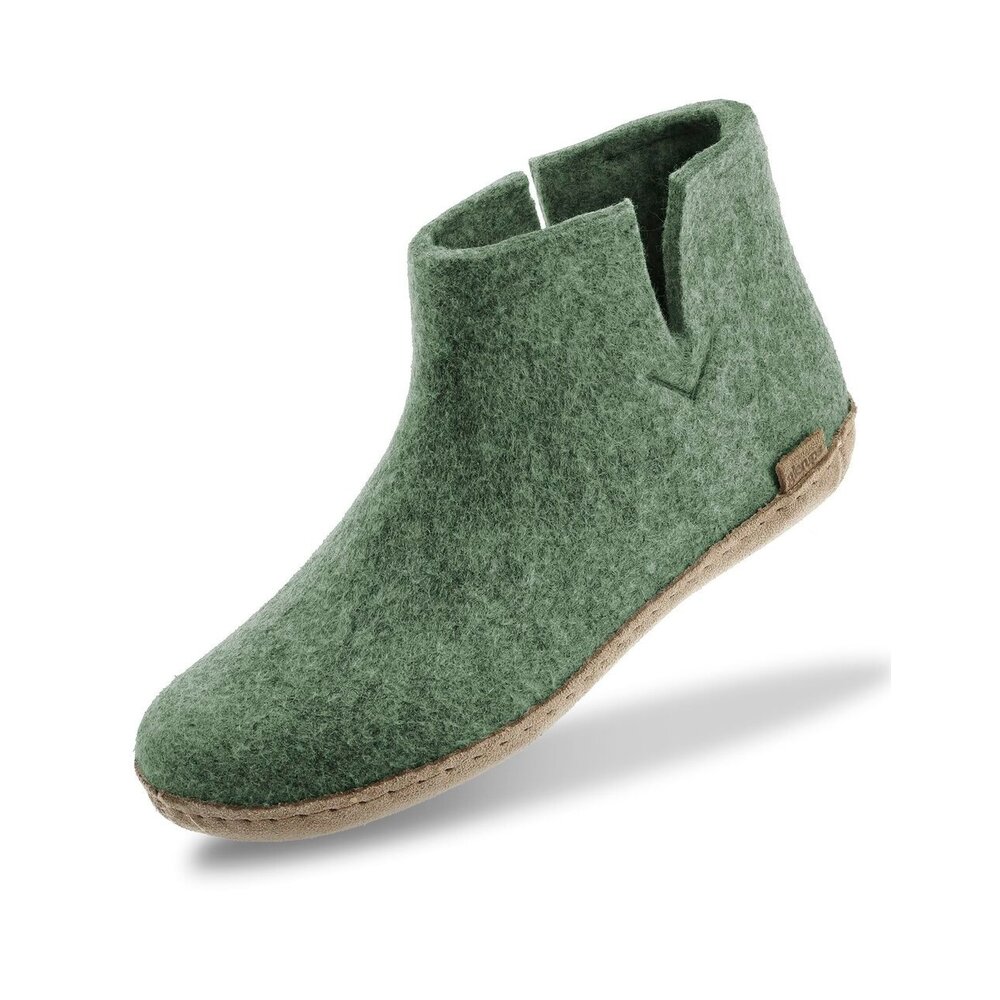 Pantoffelman sloffen met vilten zool I Comfortabele vilten pantoffels verschillende maten grijs I Warme & ademende Unisex vilten sloffen I Pantoffels heren & dames met dikke vilten zool