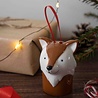Pluto Design Pluto Design Fox hanger met belletje H7cm Pluto Design Pluto Design Fox hanger met belletje H7cm