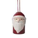 Pluto Design Pluto Design Santa hanger met belletje H7.5cm Pluto Design Pluto Design Santa hanger met belletje H7.5cm