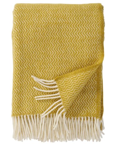 Klippan Klippan Sorbet wool blanket 130x200 made of 100% organic lambswool Banana Klippan Klippan Sorbet wool blanket 130x200 made of 100% organic lambswool Banana