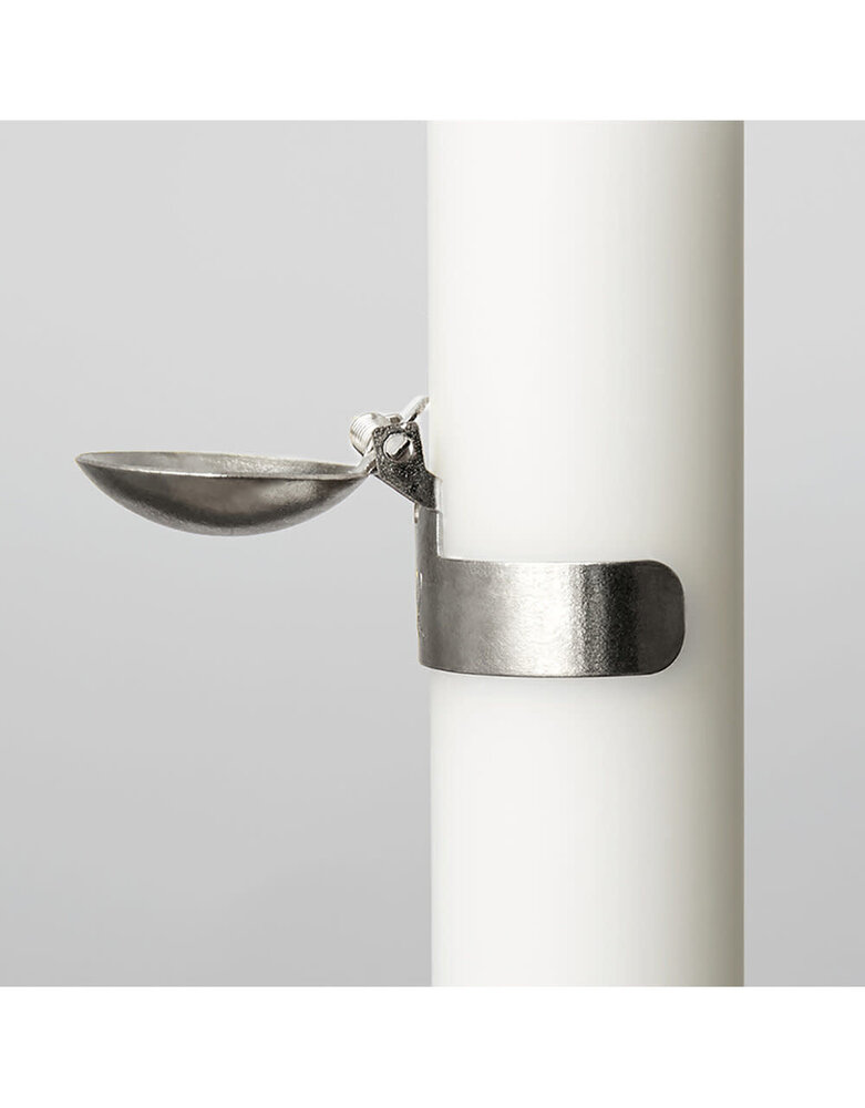 Vekvaka Vekvaka Kaarsendover zilver set van 4 Vekvaka Vekvaka Kaarsendover zilver set van 4