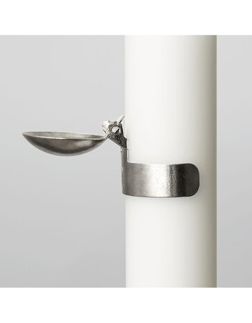 Vekvaka Vekvaka Kaarsendover zilver set van 4 Vekvaka Vekvaka Kaarsendover zilver set van 4