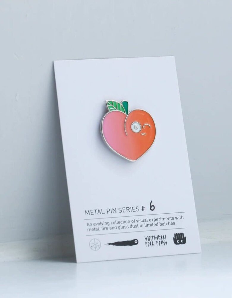 Studio Arhoj Studio Arhoj Metal Pin Series #6 Peach