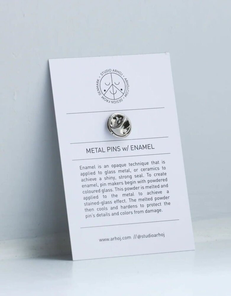 Studio Arhoj Studio Arhoj Metal Pin Series #6 Peach
