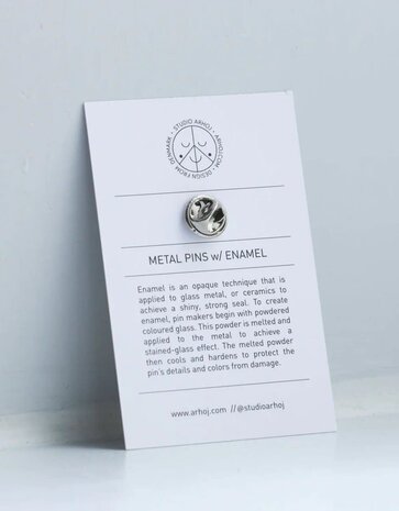Studio Arhoj Studio Arhoj Metal Pin Series #6 Peach