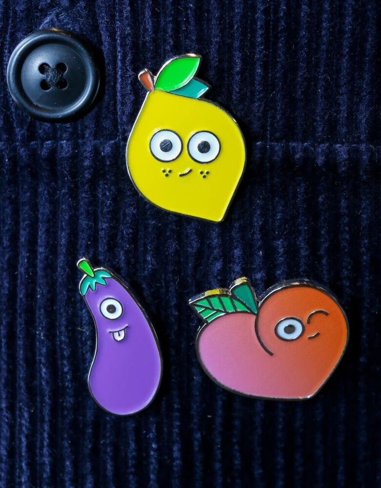 Studio Arhoj Studio Arhoj Metal Pin Series #6 Peach