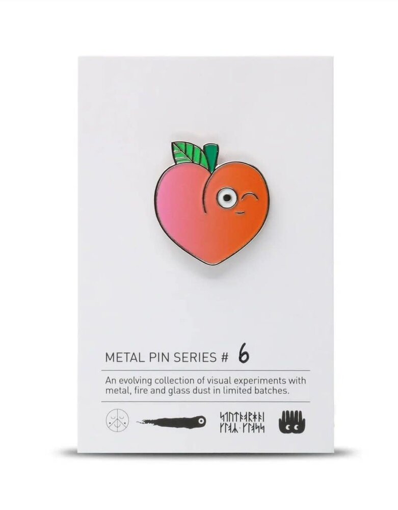Studio Arhoj Studio Arhoj Metal Pin Series #6 Peach