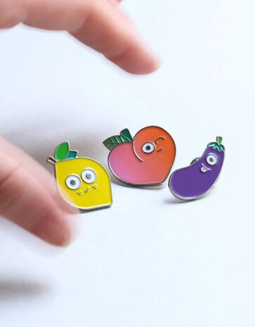 Studio Arhoj Studio Arhoj Metal Pin Series #6 Peach