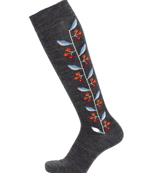 Cai Cai Bengt & Lotta Merino kniekousen Berries (diverse maten) antraciet