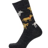 Cai Cai Bengt & Lotta Merino socks Dogs (various sizes) anthracite