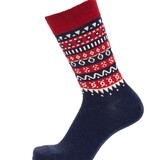 Cai Cai Bengt & Lotta Merino socks Myr (various sizes) dark blue red