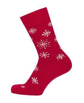 Cai Cai Bengt & Lotta Merino sokken Sneeuwster (diverse maten) rood