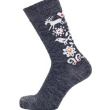 Cai Cai Bengt & Lotta Merino socks Birds (various sizes) anthracite