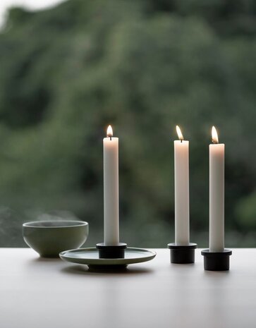 Våges Våges kandelaar adapter zwart zink Våges Våges kandelaar adapter zwart zink