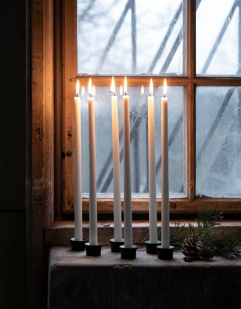 Våges Våges kandelaar adapter zwart zink Våges Våges kandelaar adapter zwart zink