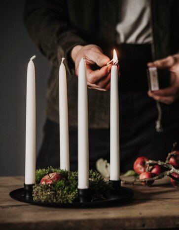 Våges Våges kandelaar adapter zwart zink Våges Våges kandelaar adapter zwart zink