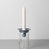 Våges Våges candlestick light blue/grey zinc (excl. glass jar) Våges Våges candlestick light blue/grey zinc (excl. glass jar)
