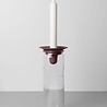 Våges Våges candlestick rust red zinc (excl. glass jar) Våges Våges candlestick rust red zinc (excl. glass jar)