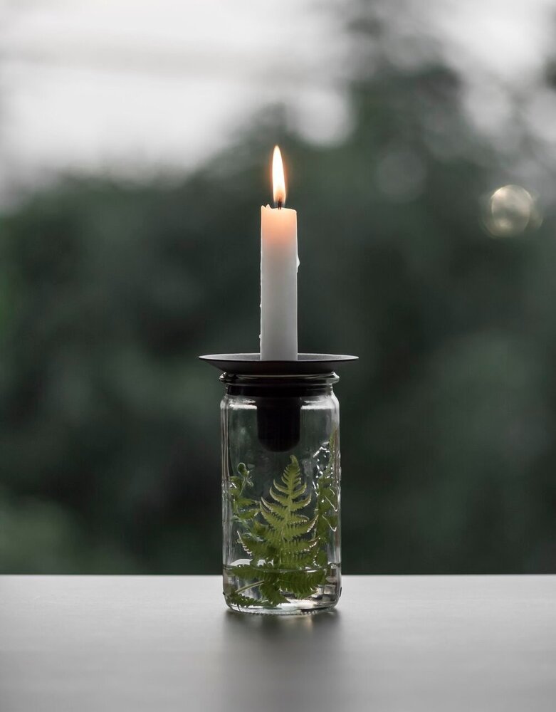 Våges Våges opzetkandelaar lichtgroen zink (excl. glazen pot) Våges Våges opzetkandelaar lichtgroen zink (excl. glazen pot)