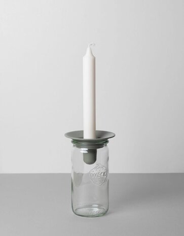 Våges Våges opzetkandelaar lichtgroen zink (excl. glazen pot) Våges Våges opzetkandelaar lichtgroen zink (excl. glazen pot)