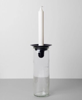 Våges Våges opzetkandelaar met glazen pot H21cm (kleur naar keuze) Våges Våges opzetkandelaar met glazen pot H21cm (kleur naar keuze)