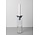 Våges candle holder with glass jar H21cm (colour of your choice)