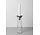 Våges candle holder with glass jar H21cm (colour of your choice)
