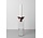 Våges candle holder with glass jar H21cm (colour of your choice)