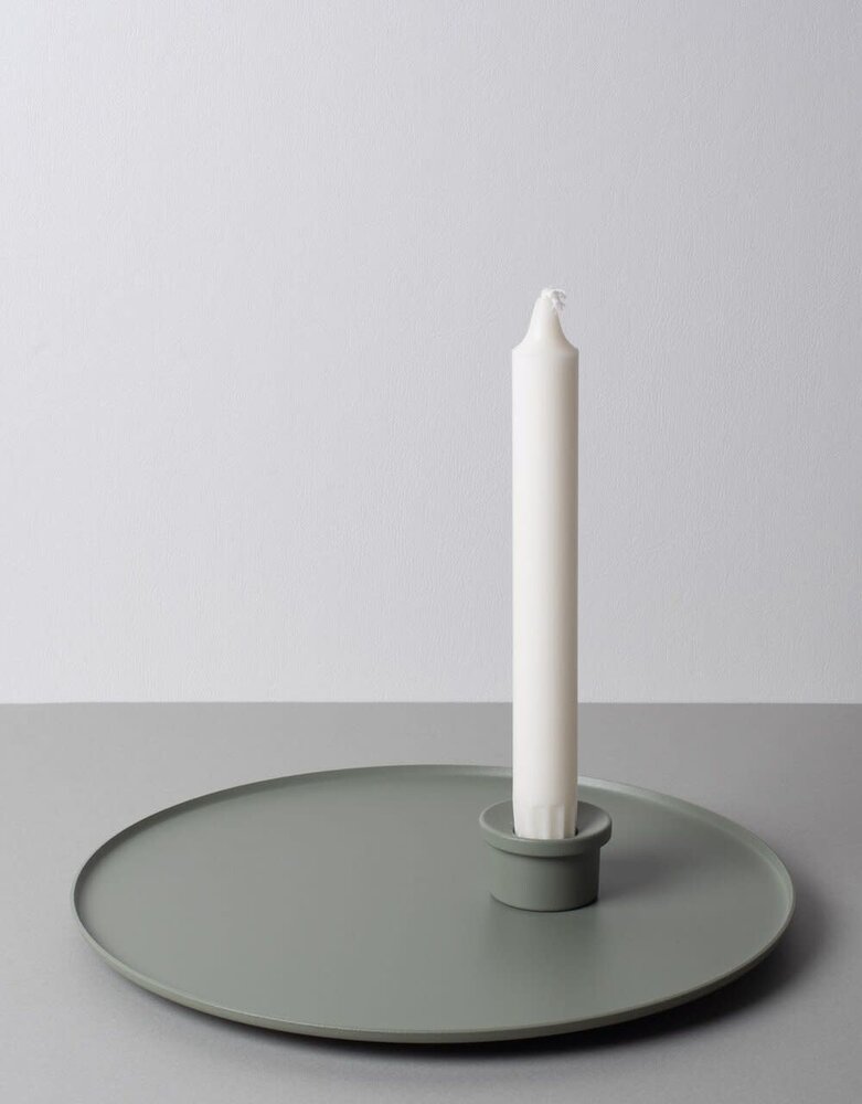 Våges Våges ijzeren tray op pootjes Ø24.5cm Lichtgroen Våges Våges ijzeren tray op pootjes Ø24.5cm Lichtgroen