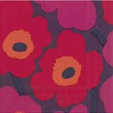 Marimekko Marimekko Unikko Paper Napkins 33x33cm Mauve