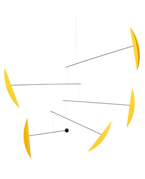 Flensted Mobiles Flensted Mobiles Tango yellow 85x100cm Flensted Mobiles Flensted Mobiles Tango yellow 85x100cm