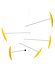 Flensted Mobiles Tango yellow 85x100cm