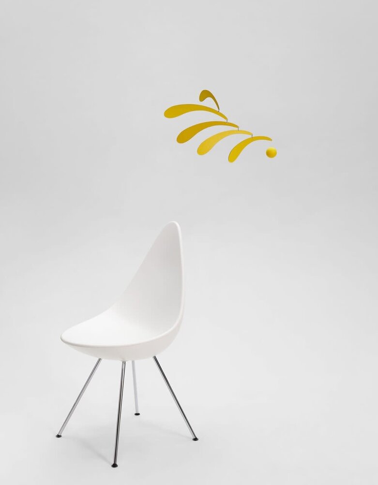 Flensted Mobiles Flensted Mobiles Flowing Rhythm yellow black 30x45cm mobile Flensted Mobiles Flensted Mobiles Flowing Rhythm yellow black 30x45cm mobile