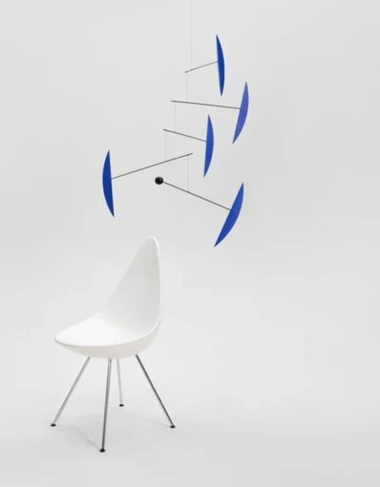 Flensted Mobiles Flensted Mobiles Tango blauw 85x100cm mobiel Flensted Mobiles Flensted Mobiles Tango blauw 85x100cm mobiel