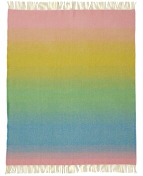 Klippan Klippan Aurora wollen plaid 130x200cm 100% lamswol pastel dream