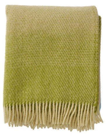 Klippan Klippan Aurora wollen plaid 130x200cm 100% lamswol Greenish blue Klippan Klippan Aurora wollen plaid 130x200cm 100% lamswol Greenish blue