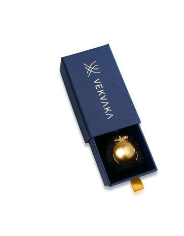 Vekvaka Vekvaka Kaarsendover messing set van 2 Vekvaka Vekvaka Kaarsendover messing set van 2