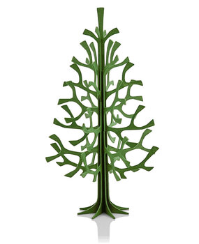 LOVI Lovi Spar Berkenhout boom 25cm Forest Green 3D-boom DIY pakketje LOVI Lovi Spar Berkenhout boom 25cm Forest Green 3D-boom DIY pakketje