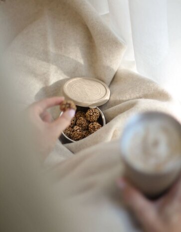 AYA & IDA AYA & IDA Snack bakjes RVS set 100ml + 200ml beige