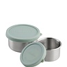 AYA & IDA AYA & IDA Snack containers stainless steel set 100ml + 200ml Mint