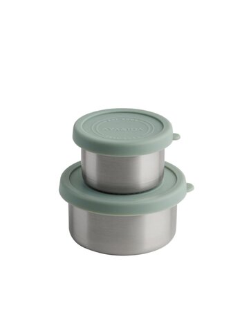 AYA & IDA AYA & IDA Snack containers stainless steel set 100ml + 200ml Mint
