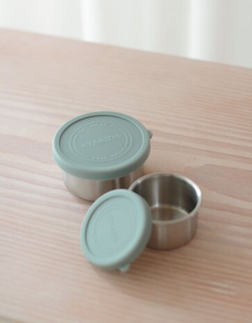 AYA & IDA AYA & IDA Snack containers stainless steel set 100ml + 200ml Mint
