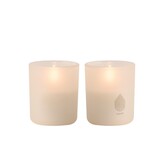 Uyuni Lighting Uyuni Lighting LED Wax candle in glass Ø6 x H7cm Vanilla set of 2