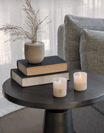 Uyuni Lighting Uyuni Lighting LED Wax candle in glass Ø6 x H7cm Vanilla set of 2