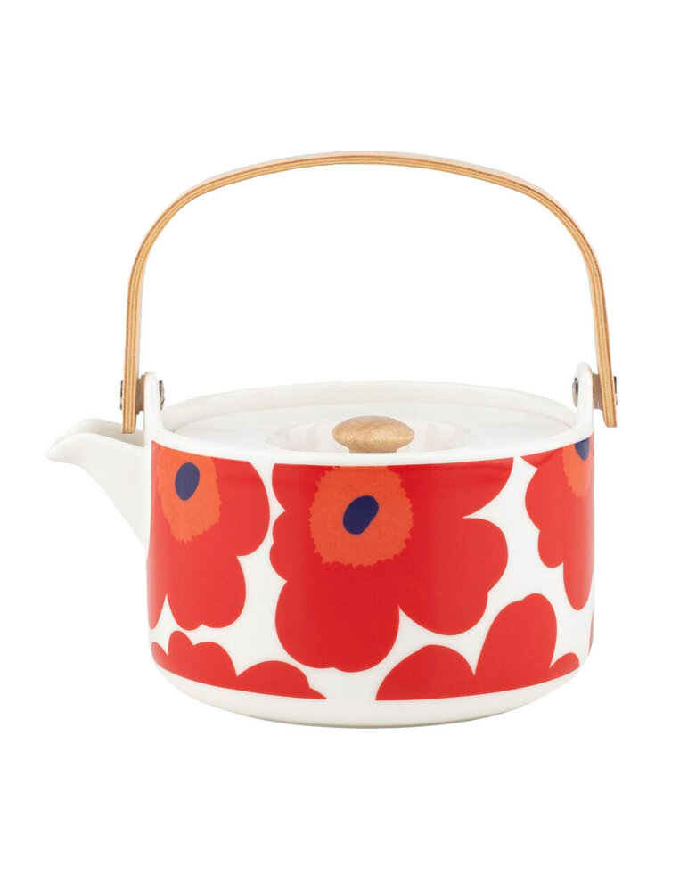 Marimekko Marimekko Unikko Teapot red Marimekko Marimekko Unikko Teapot red